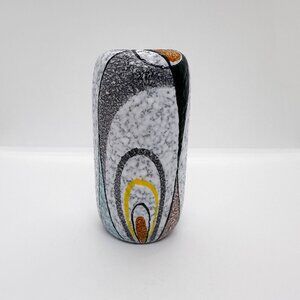 Vtg Flora Gouda Rumba Ceramic Vase Holland Dutch Pottery 50s 60s Atomic MCM